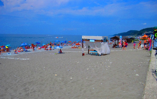 Краснодарский край пляж в Лоо фото