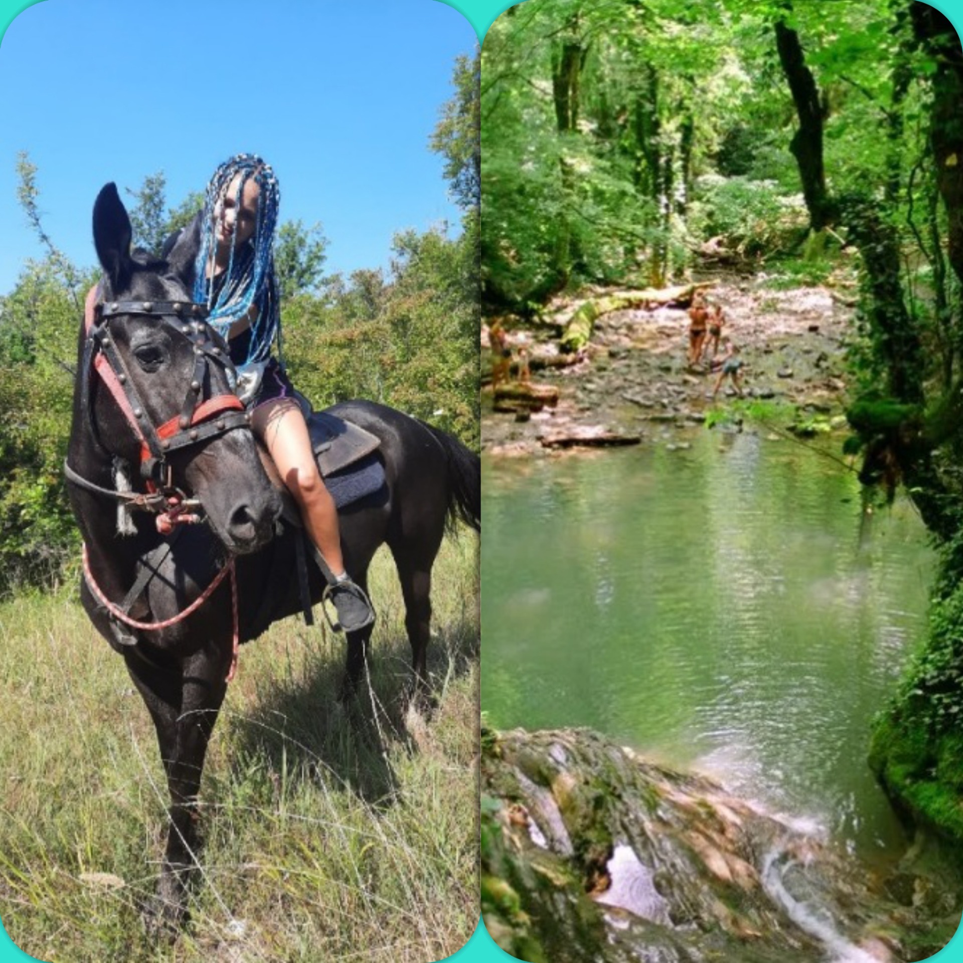 Популярные маршруты конных прогулок в Крабовом ущелье из Лазаревского