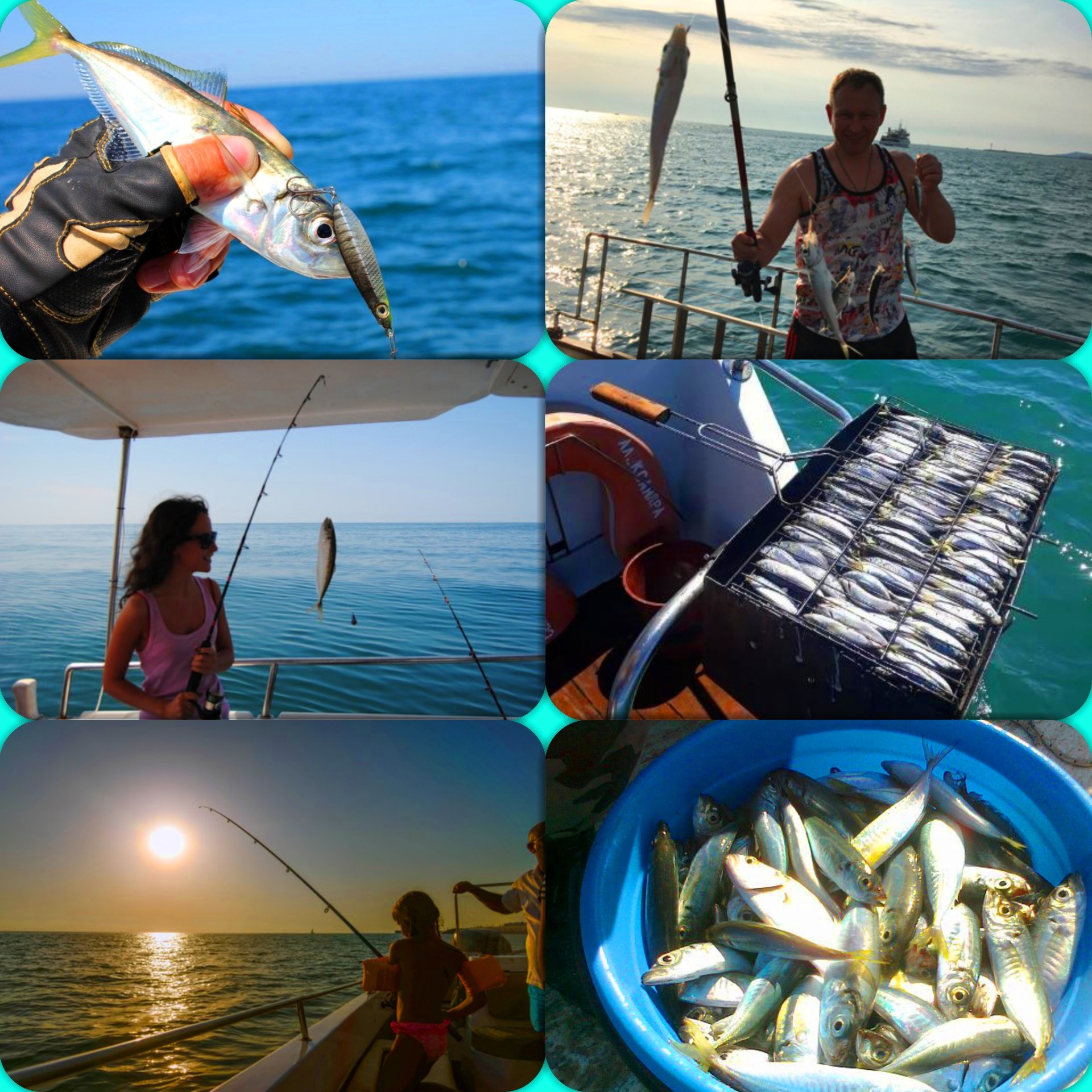 Рыболовство в Черном море в Сочи